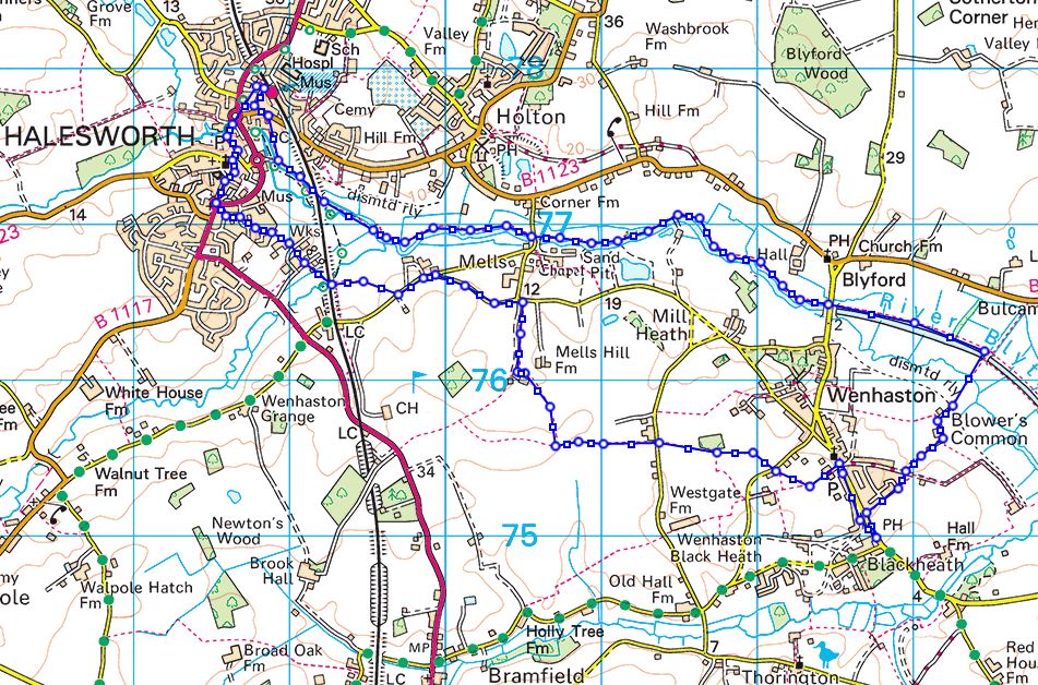 Halesworth circular Screen Shot