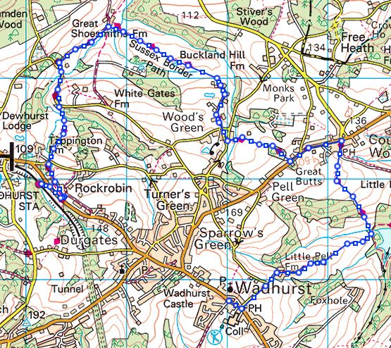 Wadhurst village to station along the SBP Screen Shot